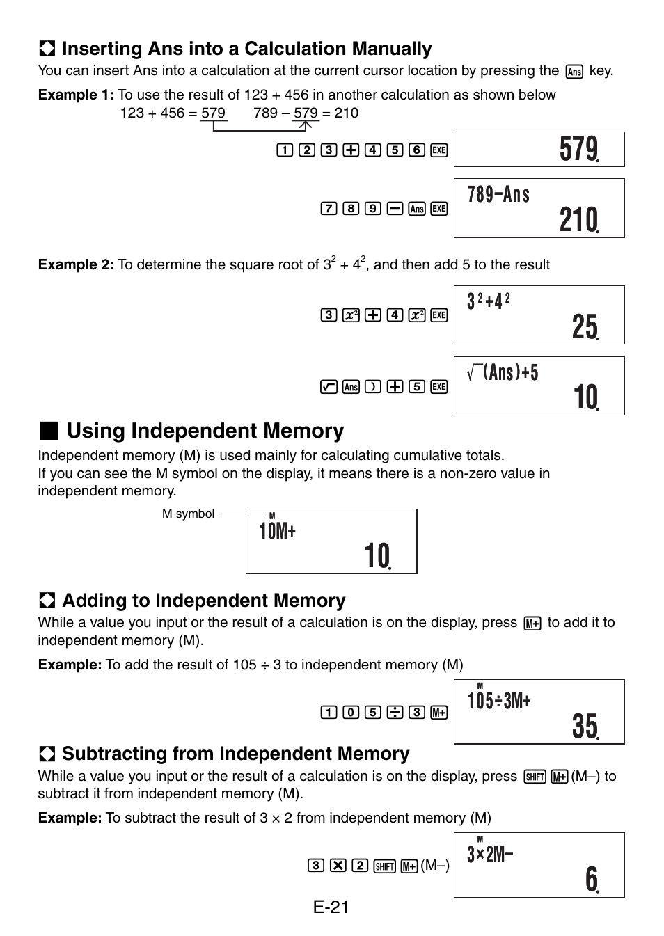 Casio fx-50F PLUS User Manual | Page 22 / 80