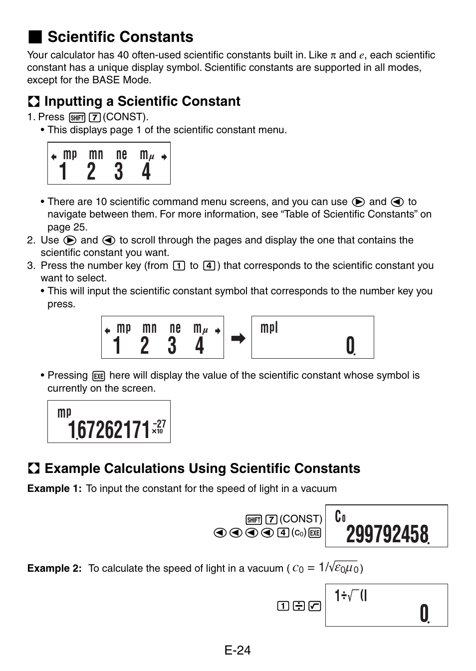 Casio fx-50F PLUS User Manual | Page 25 / 80
