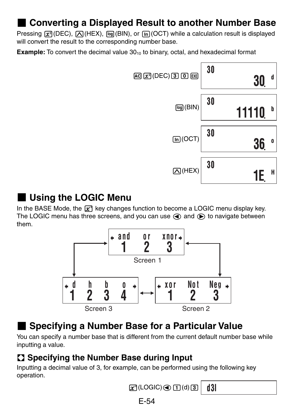 Casio fx-50F PLUS User Manual | Page 55 / 80