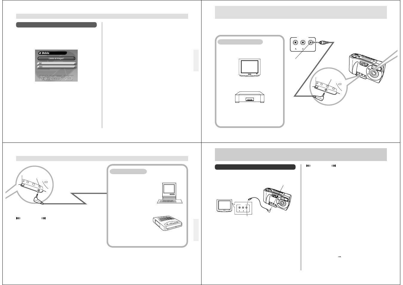 Connections, Connecting to other equipment | Casio QV-5500SX User Manual | Page 21 / 26