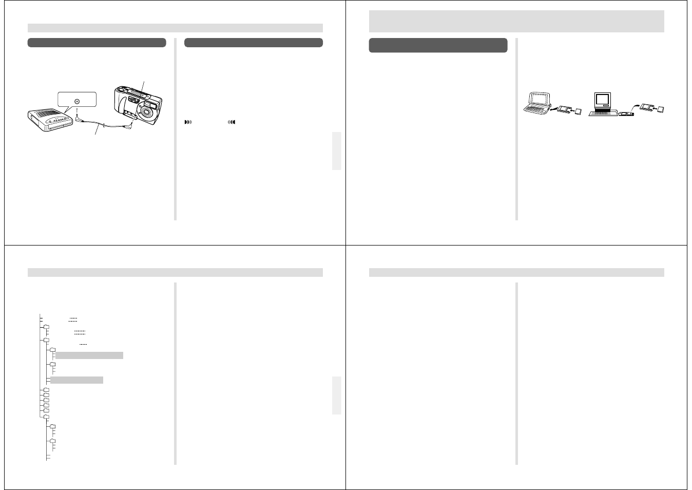 Using compactflash cards with your computer | Casio QV-5500SX User Manual | Page 22 / 26