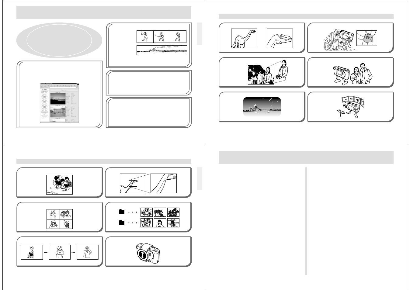 Features, Precautions | Casio QV-5500SX User Manual | Page 3 / 26