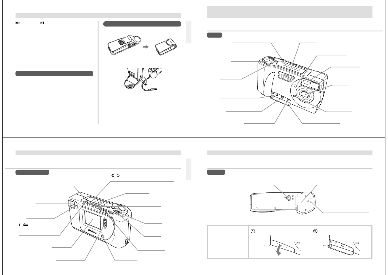 General guide | Casio QV-5500SX User Manual | Page 5 / 26