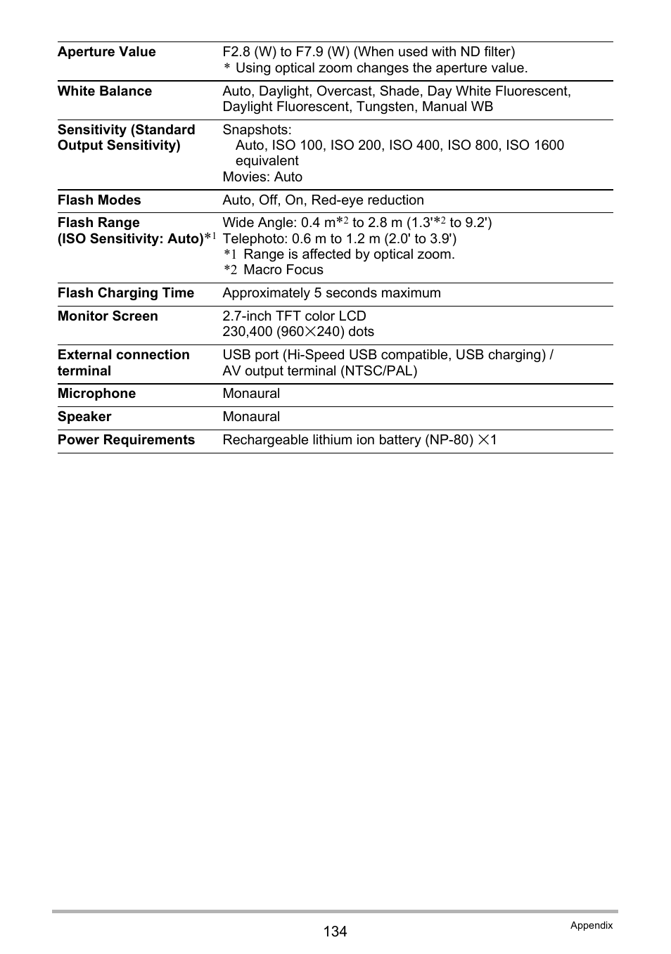 Casio EXILIM EX-Z28 User Manual | Page 134 / 137