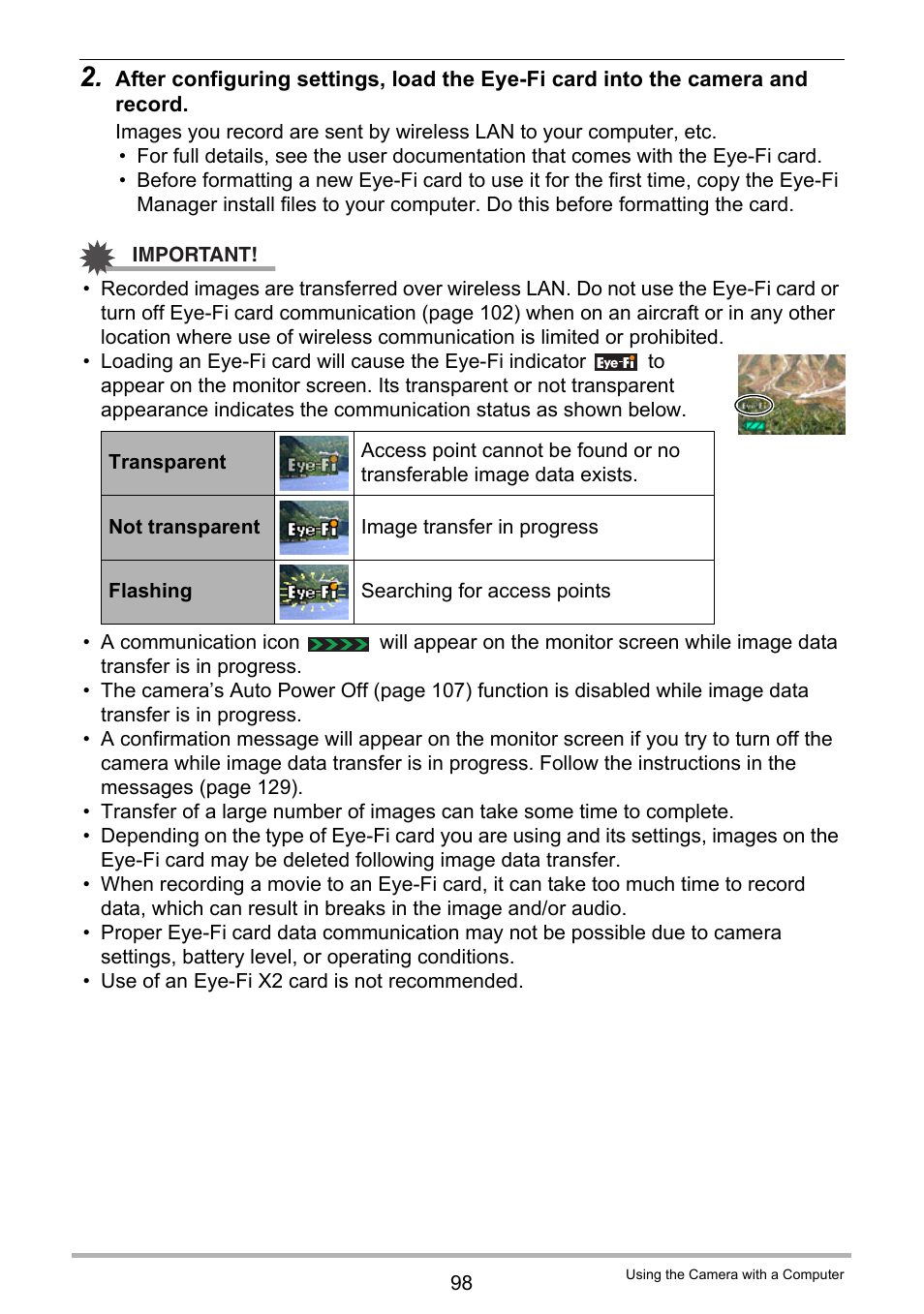 Casio EXILIM EX-Z28 User Manual | Page 98 / 137