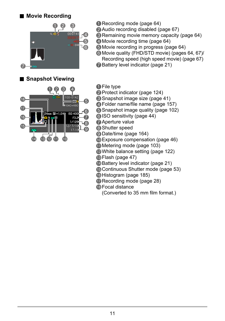 Casio EX-ZR200  EN User Manual | Page 11 / 201