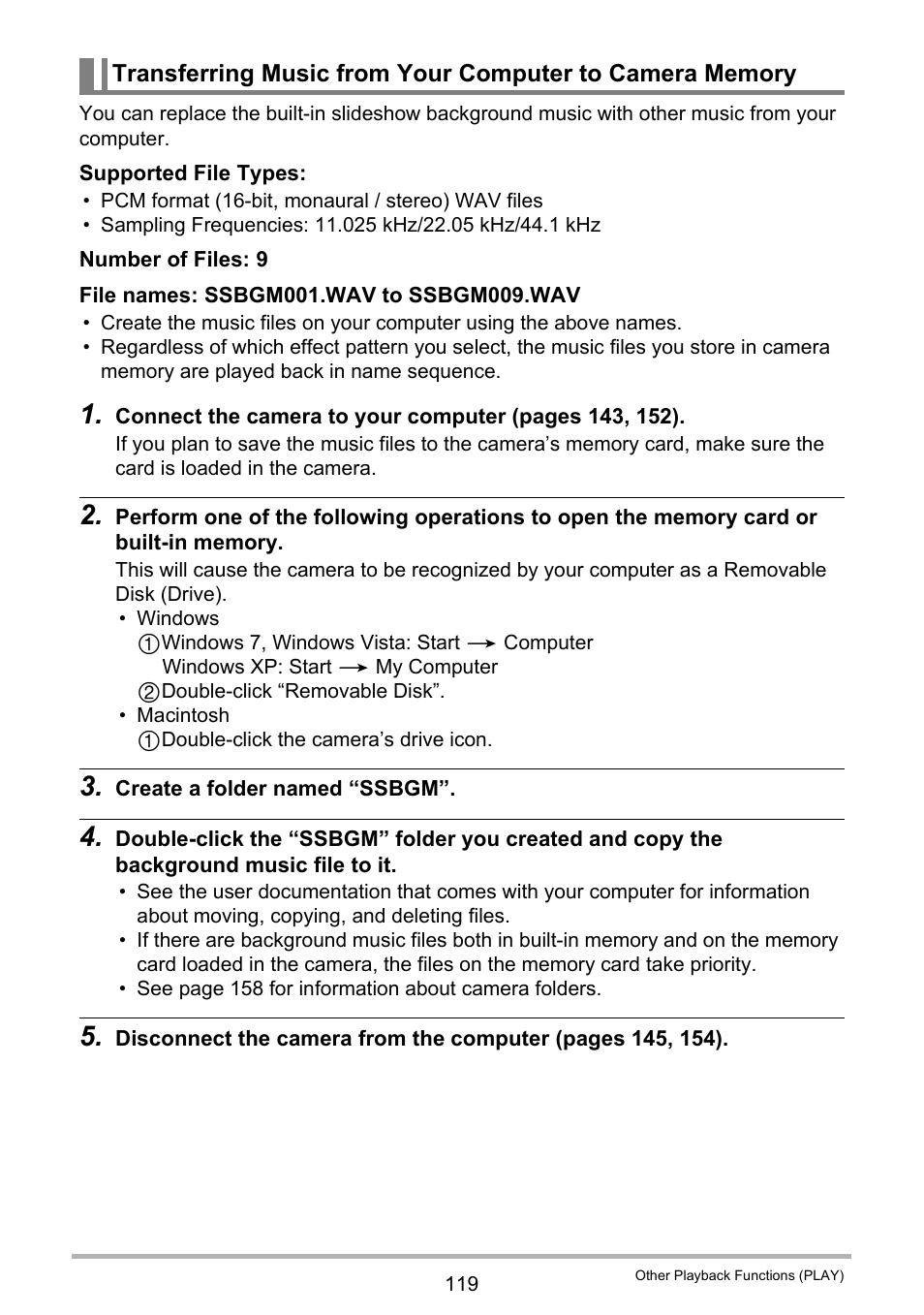 Casio EX-ZR200  EN User Manual | Page 119 / 201