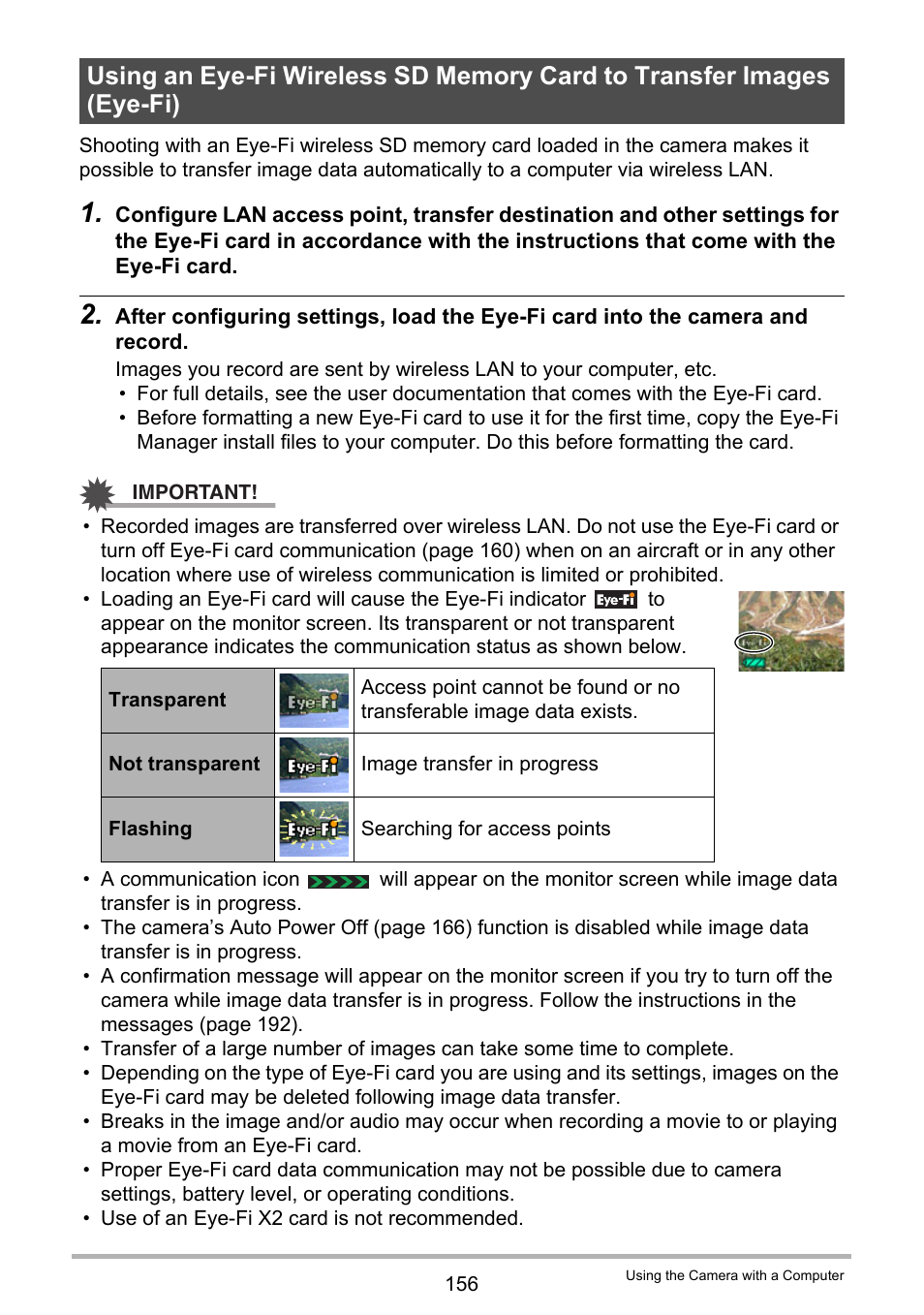 Casio EX-ZR200  EN User Manual | Page 156 / 201