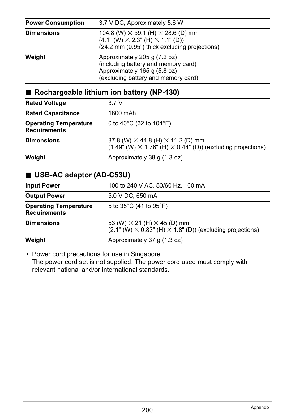 Casio EX-ZR200  EN User Manual | Page 200 / 201