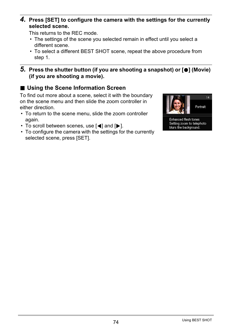 Casio EX-ZR200  EN User Manual | Page 74 / 201