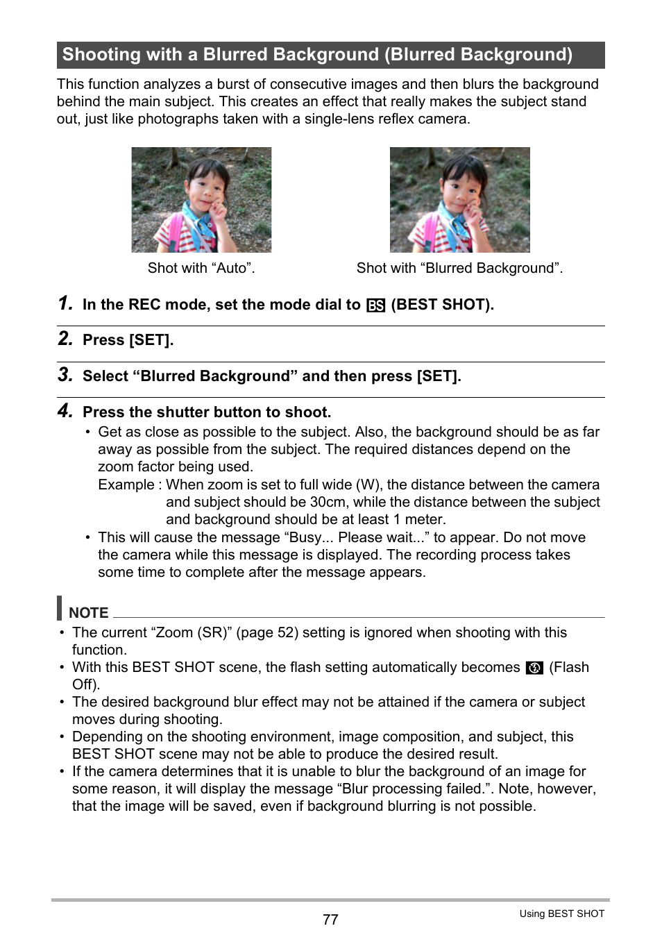 Casio EX-ZR200  EN User Manual | Page 77 / 201