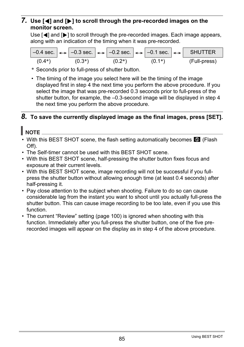 Casio EX-ZR200  EN User Manual | Page 85 / 201