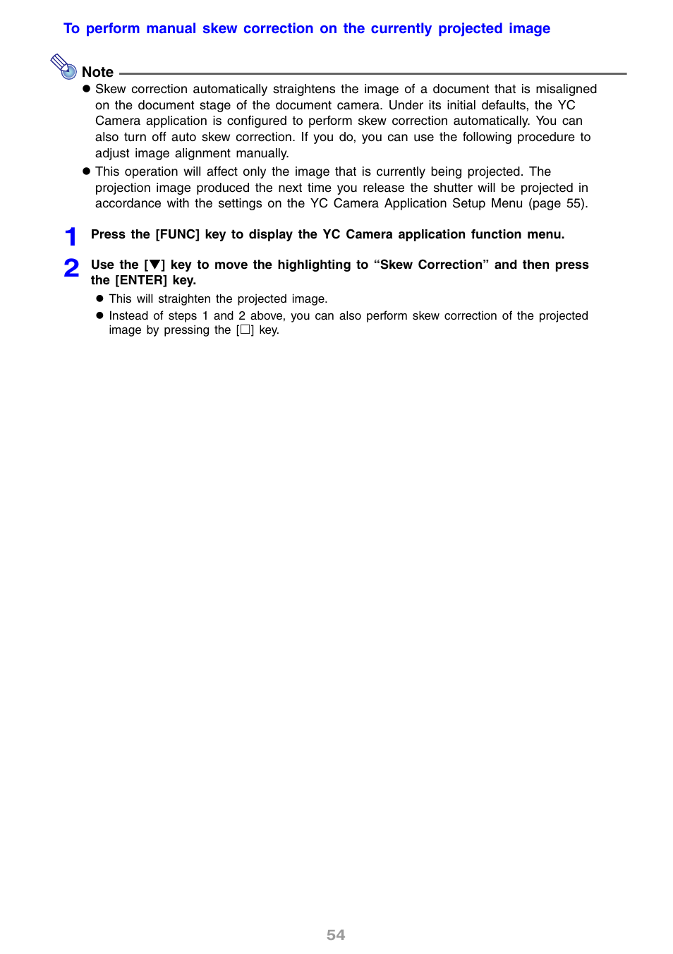 Casio XJ-S57 User Manual | Page 54 / 61