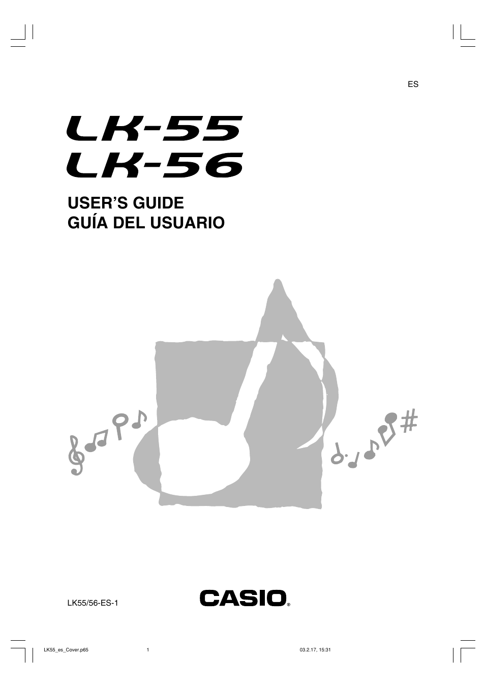 Casio LK-55  EN User Manual | 83 pages