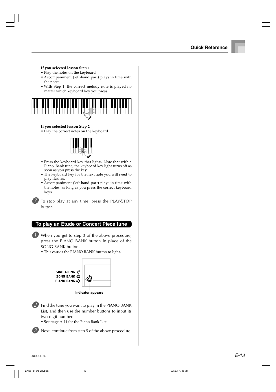 Casio LK-55  EN User Manual | Page 15 / 83