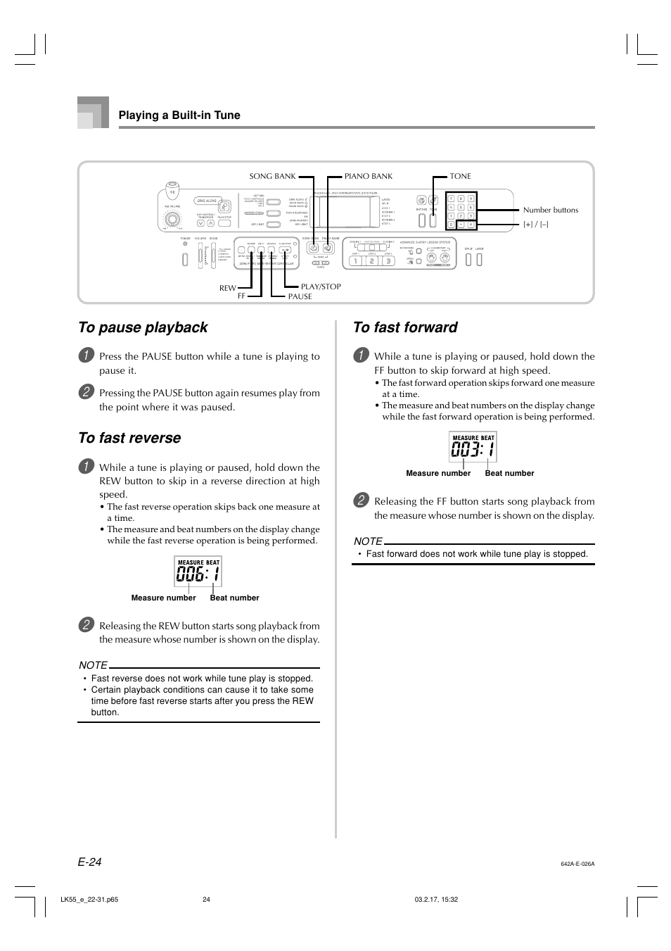 Casio LK-55  EN User Manual | Page 26 / 83