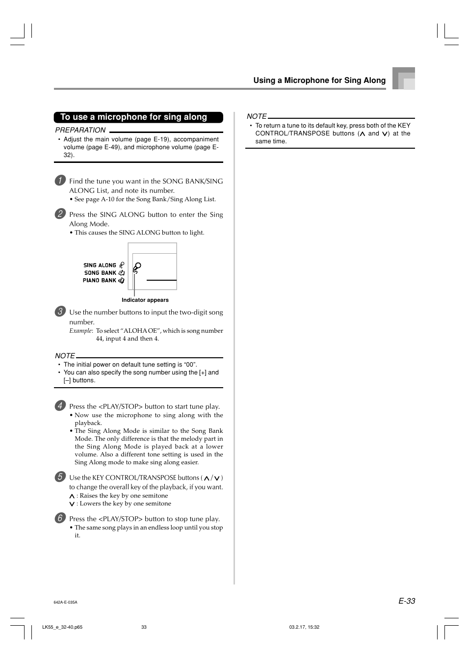 Casio LK-55  EN User Manual | Page 35 / 83