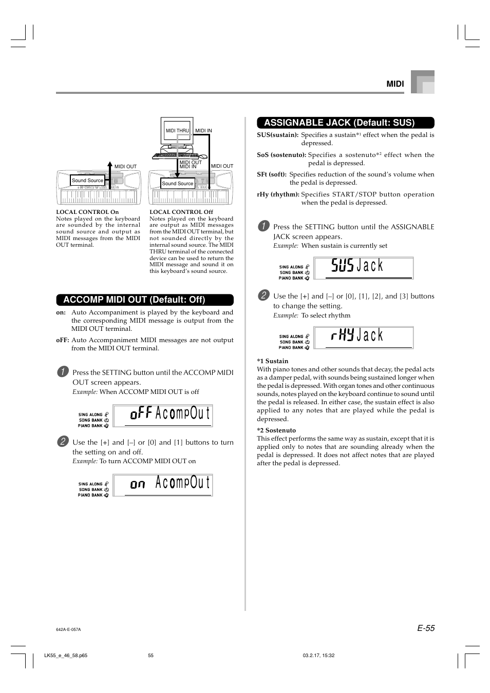 A c cm u t o, J a c k | Casio LK-55  EN User Manual | Page 57 / 83