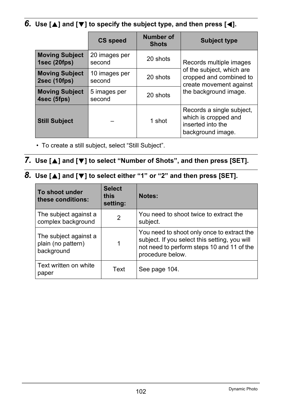 Casio EXILIM EX-Z800 User Manual | Page 102 / 187