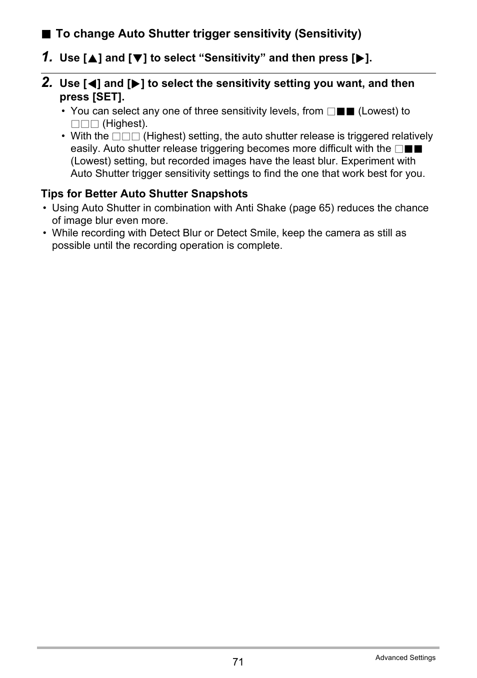 Casio EXILIM EX-Z800 User Manual | Page 71 / 187