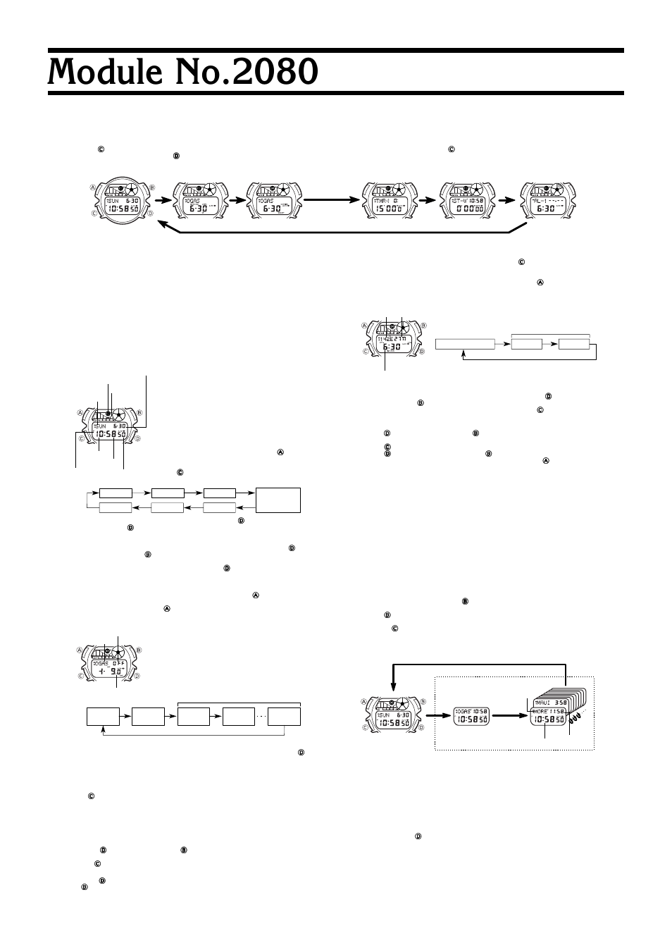 Casio 2080 User Manual | 6 pages