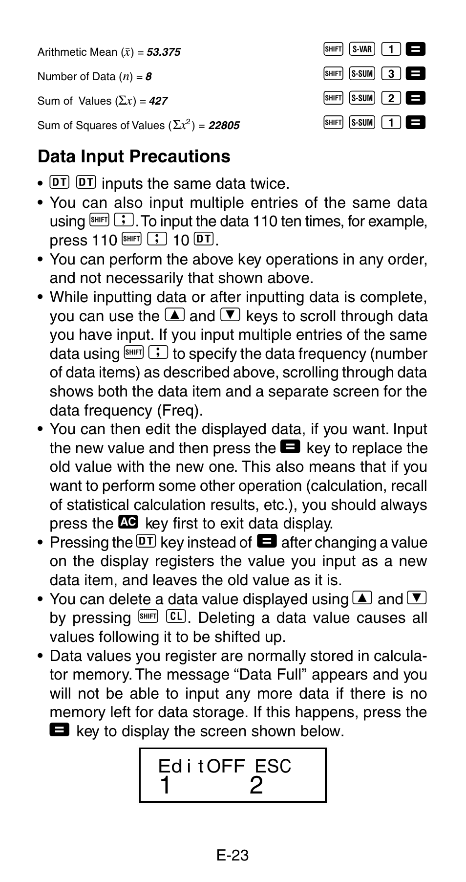 Casio FX-820MS User Manual | Page 25 / 38