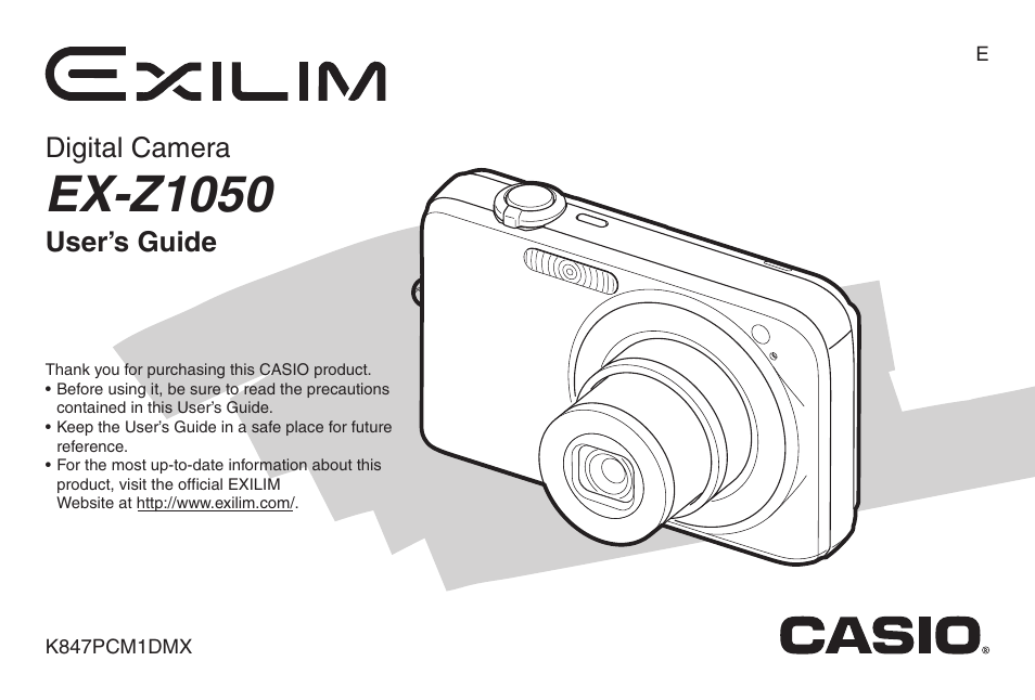 Casio EX-Z1050 User Manual | 252 pages