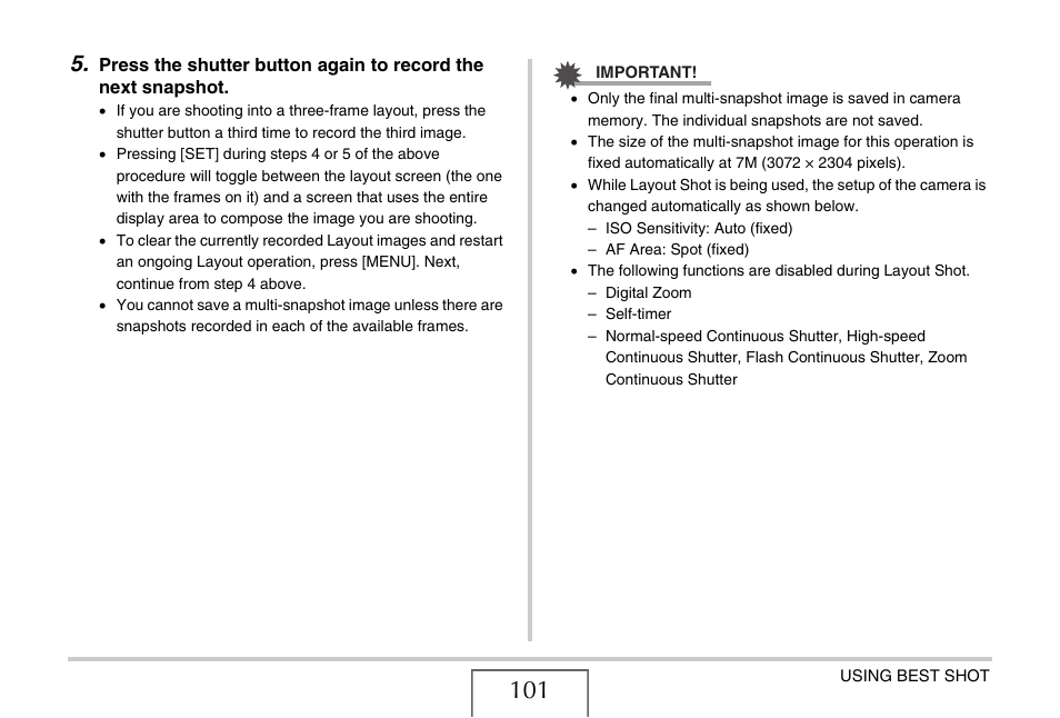Casio EX-Z1050 User Manual | Page 101 / 252