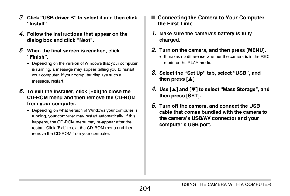 Casio EX-Z1050 User Manual | Page 204 / 252