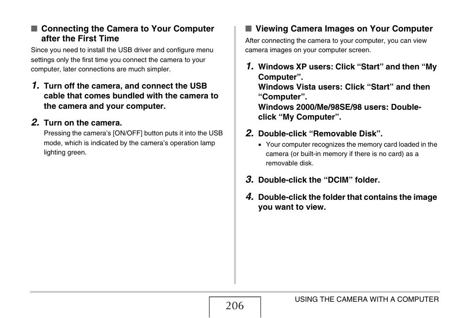 Casio EX-Z1050 User Manual | Page 206 / 252