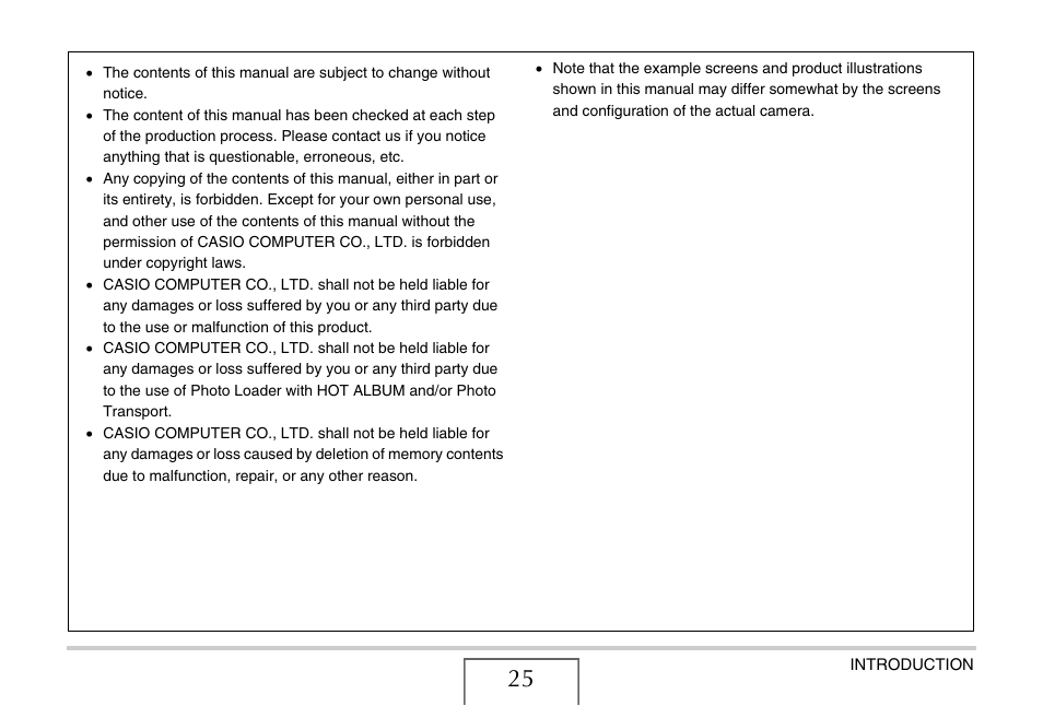 Casio EX-Z1050 User Manual | Page 25 / 252