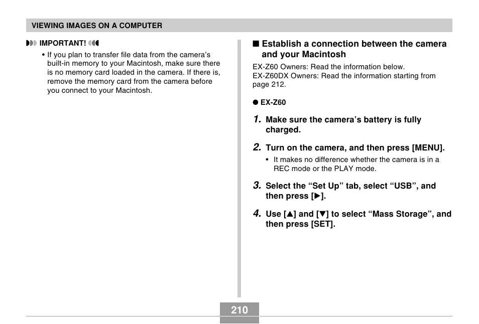 Casio EX-Z60 User Manual | Page 210 / 256