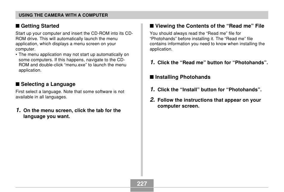 Casio EX-Z60 User Manual | Page 227 / 256
