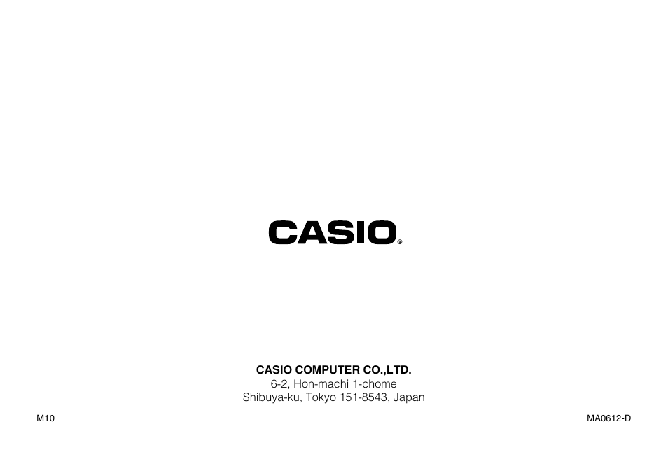 Casio EX-Z60 User Manual | Page 256 / 256