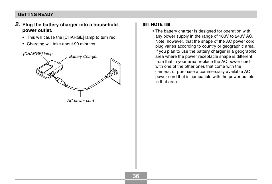 Casio EX-Z60 User Manual | Page 36 / 256