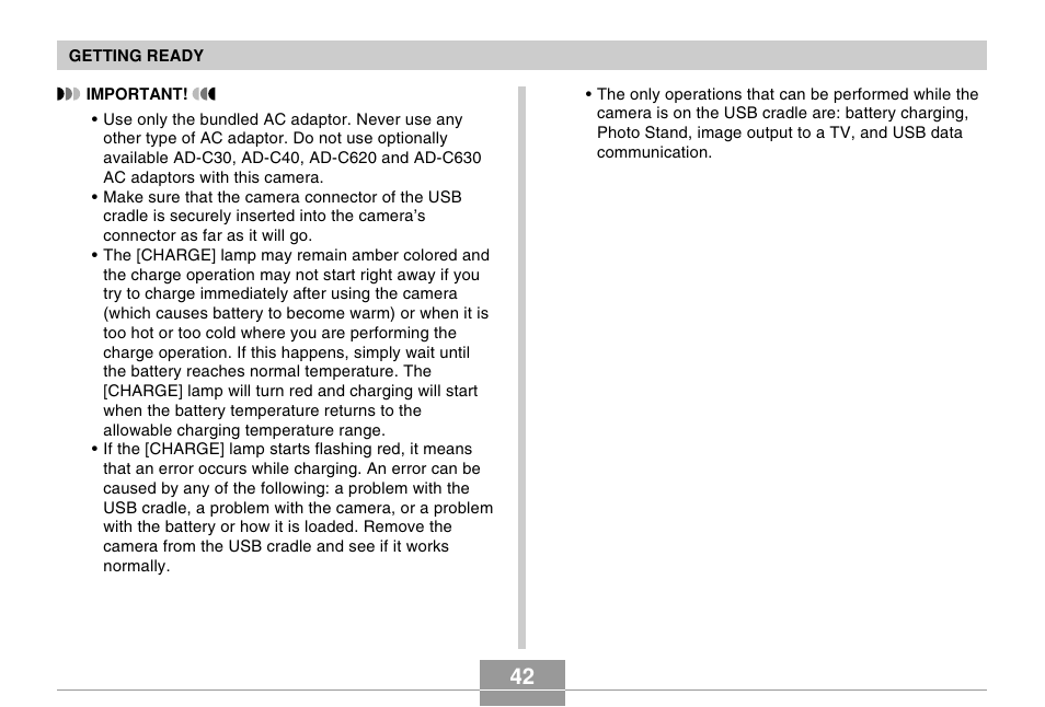 Casio EX-Z60 User Manual | Page 42 / 256
