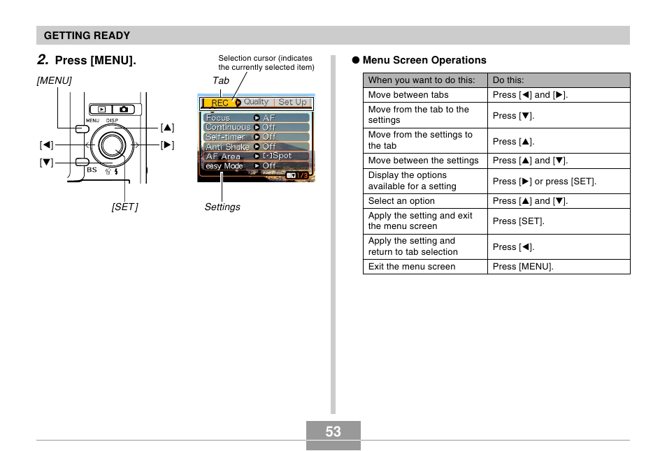 Casio EX-Z60 User Manual | Page 53 / 256
