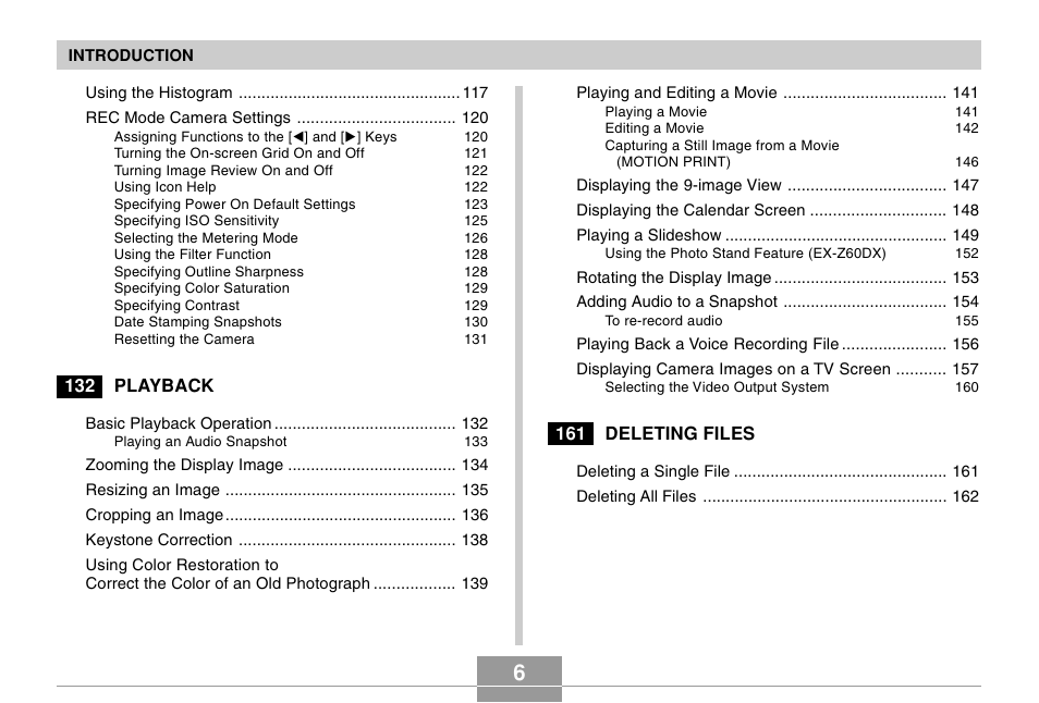 Casio EX-Z60 User Manual | Page 6 / 256