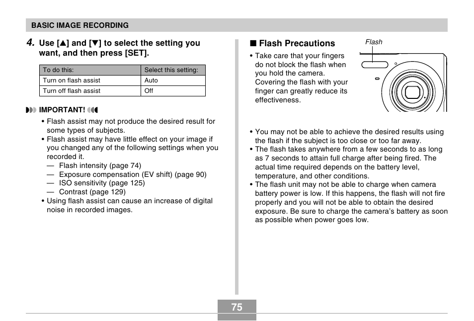 Casio EX-Z60 User Manual | Page 75 / 256