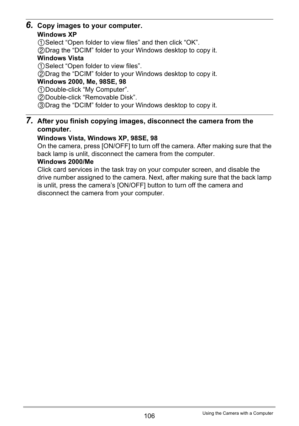 Casio exilim EX-Z80 User Manual | Page 106 / 165