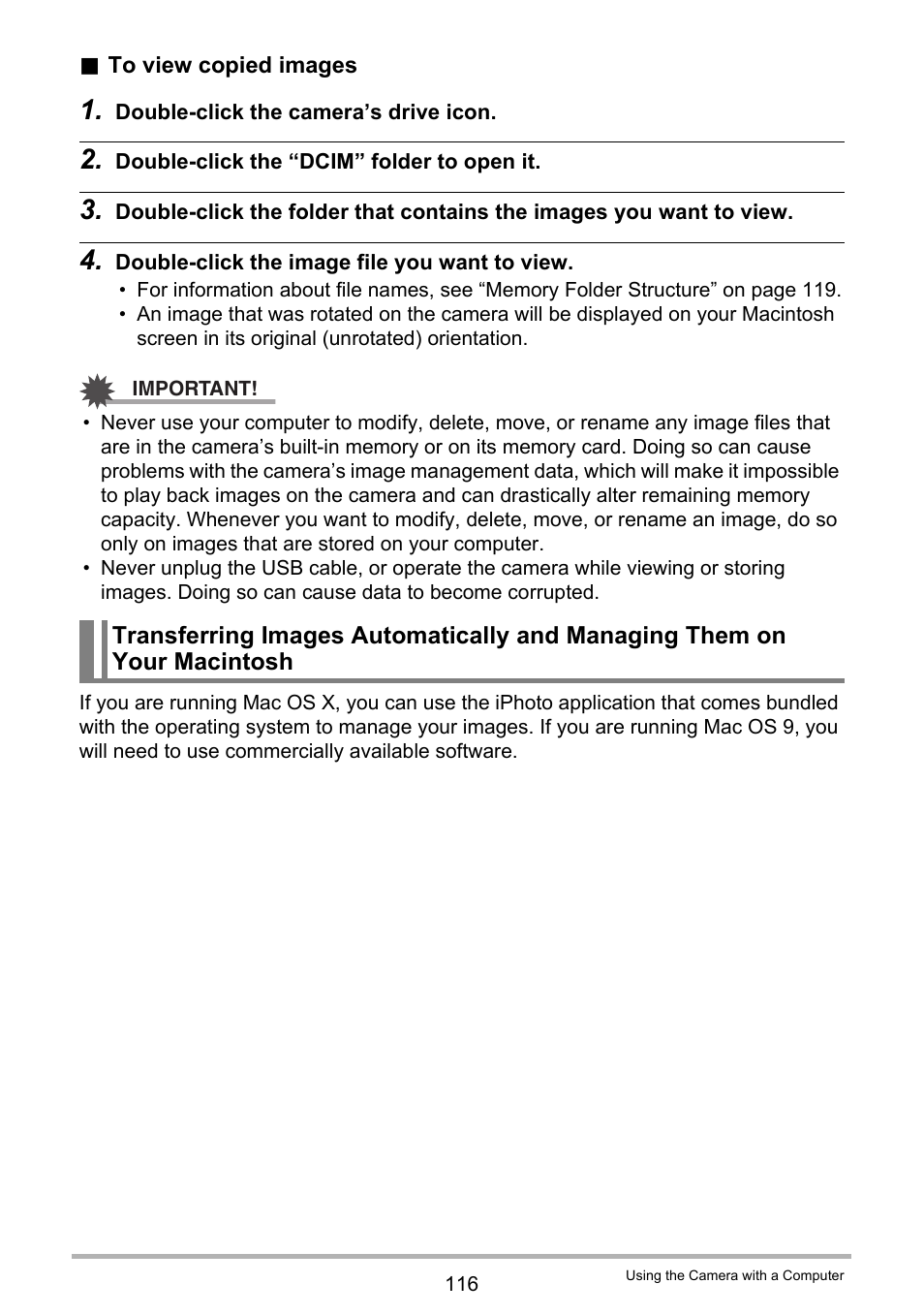 Casio exilim EX-Z80 User Manual | Page 116 / 165