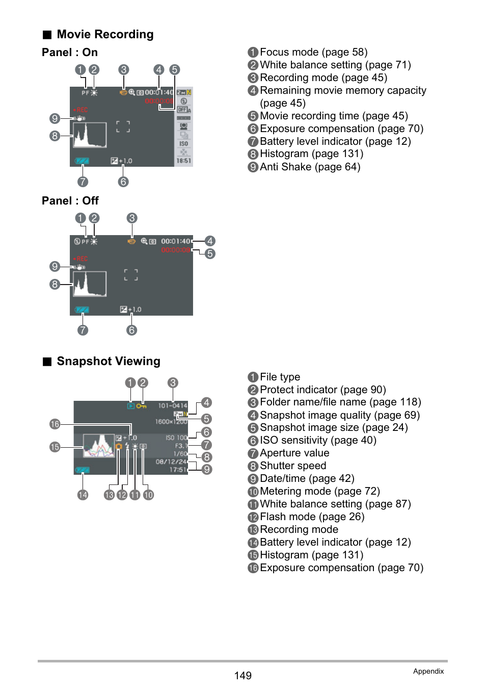 Casio exilim EX-Z80 User Manual | Page 149 / 165