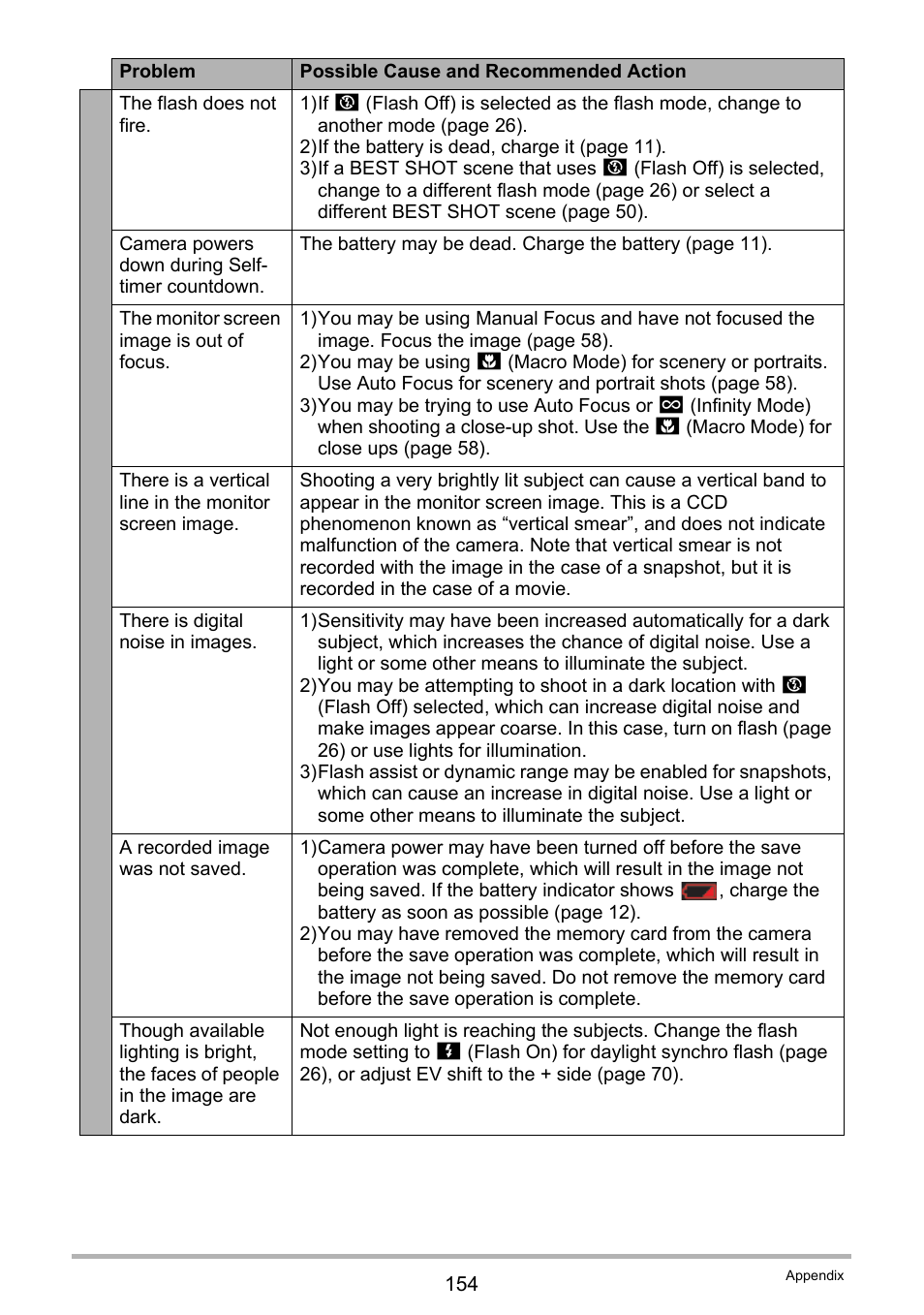 Casio exilim EX-Z80 User Manual | Page 154 / 165