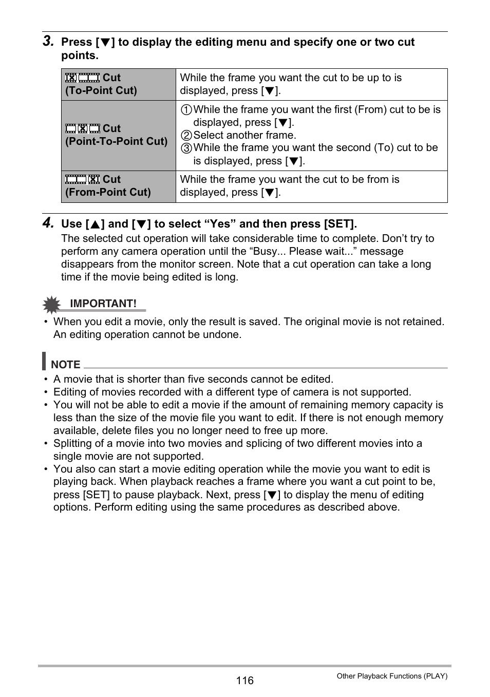 Casio EXILIM EX-FC150 User Manual | Page 116 / 193