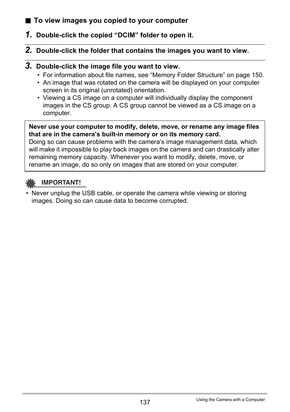 Casio EXILIM EX-FC150 User Manual | Page 137 / 193