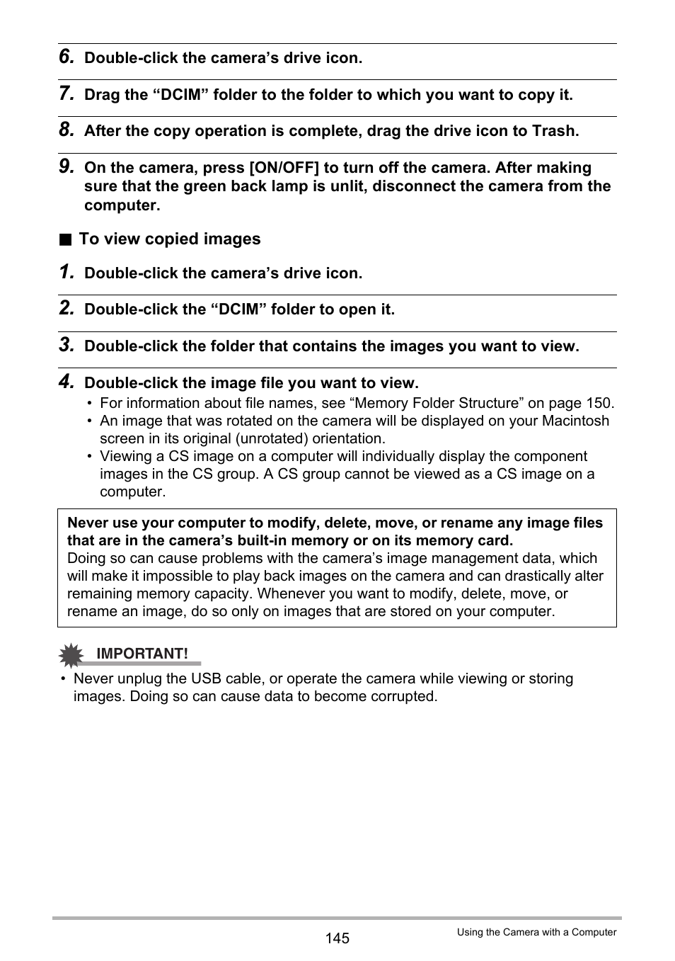 Casio EXILIM EX-FC150 User Manual | Page 145 / 193