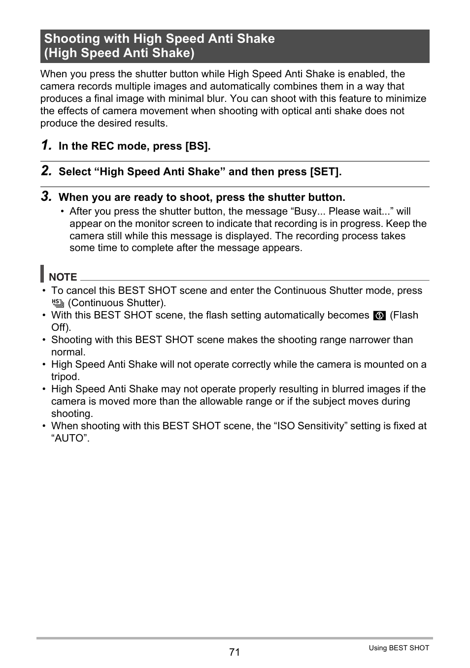Casio EXILIM EX-FC150 User Manual | Page 71 / 193