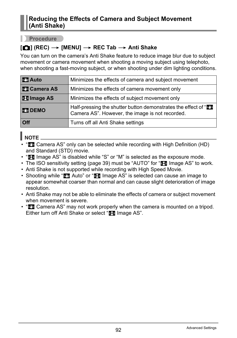 92) does not w | Casio EXILIM EX-FC150 User Manual | Page 92 / 193