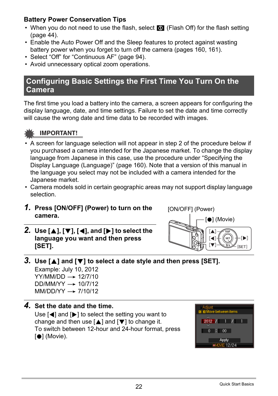 Casio EX-FC200S User Manual | Page 22 / 195