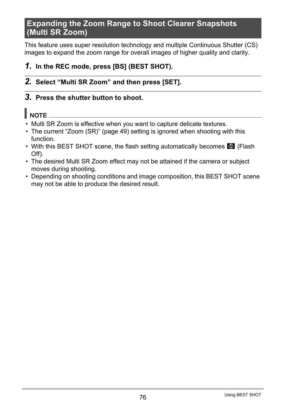 76) ar | Casio EX-FC200S User Manual | Page 76 / 195